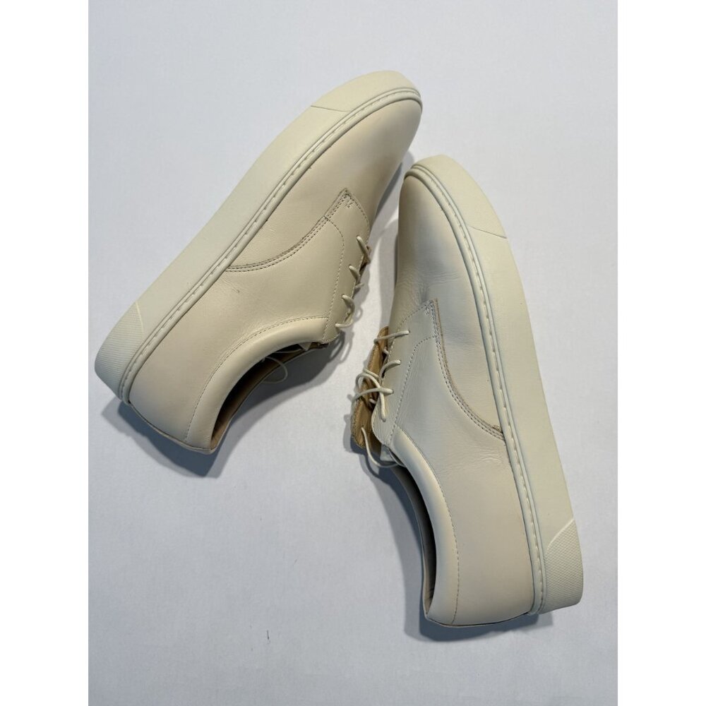 NIB Huckberry Nisolo Diego Low Top Sneaker Bone Mens Size 11.5 - Picture 6 of 9